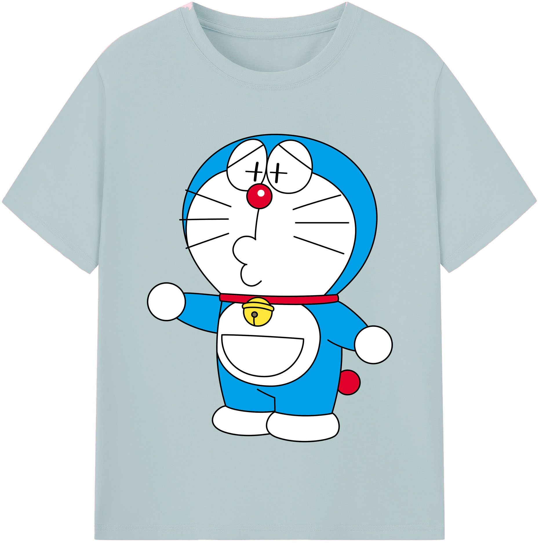 （画像用） ドラえもん Doraemon 綿100％半袖Tシャツ（フロントプリント）